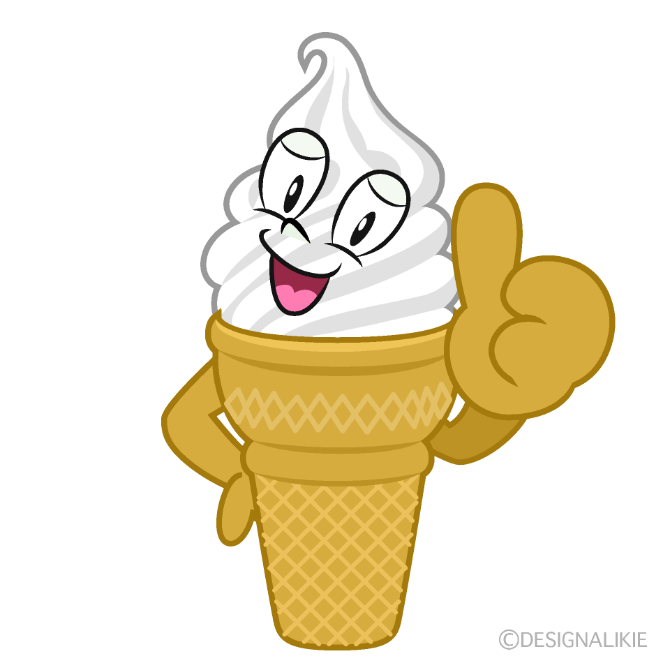 Thumbs up Soft Ice Cream