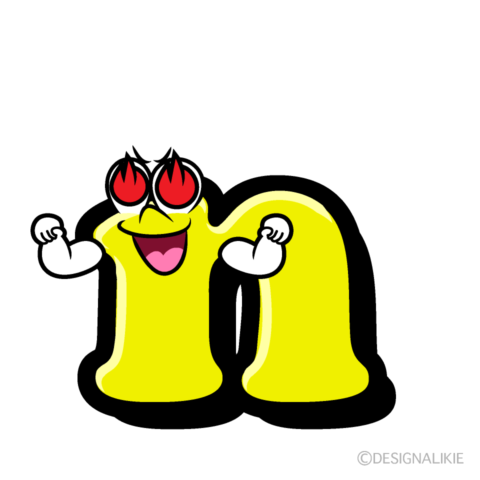 Enthusiasm n Cartoon Character Image