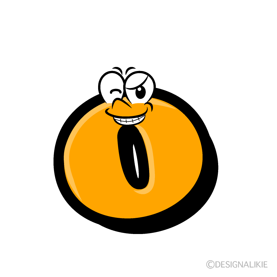 Grinning o Cartoon Character Image