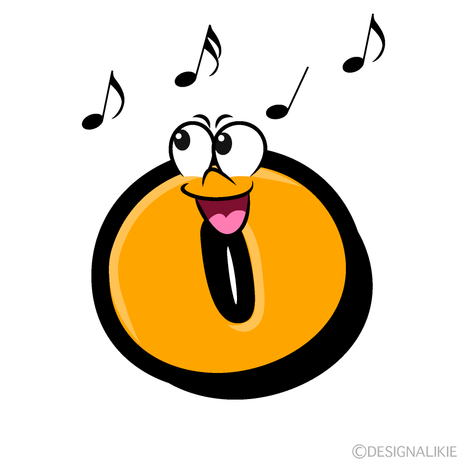 Singing o Cartoon Character Image