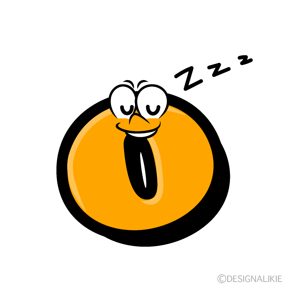 Sleeping o Cartoon Character Image