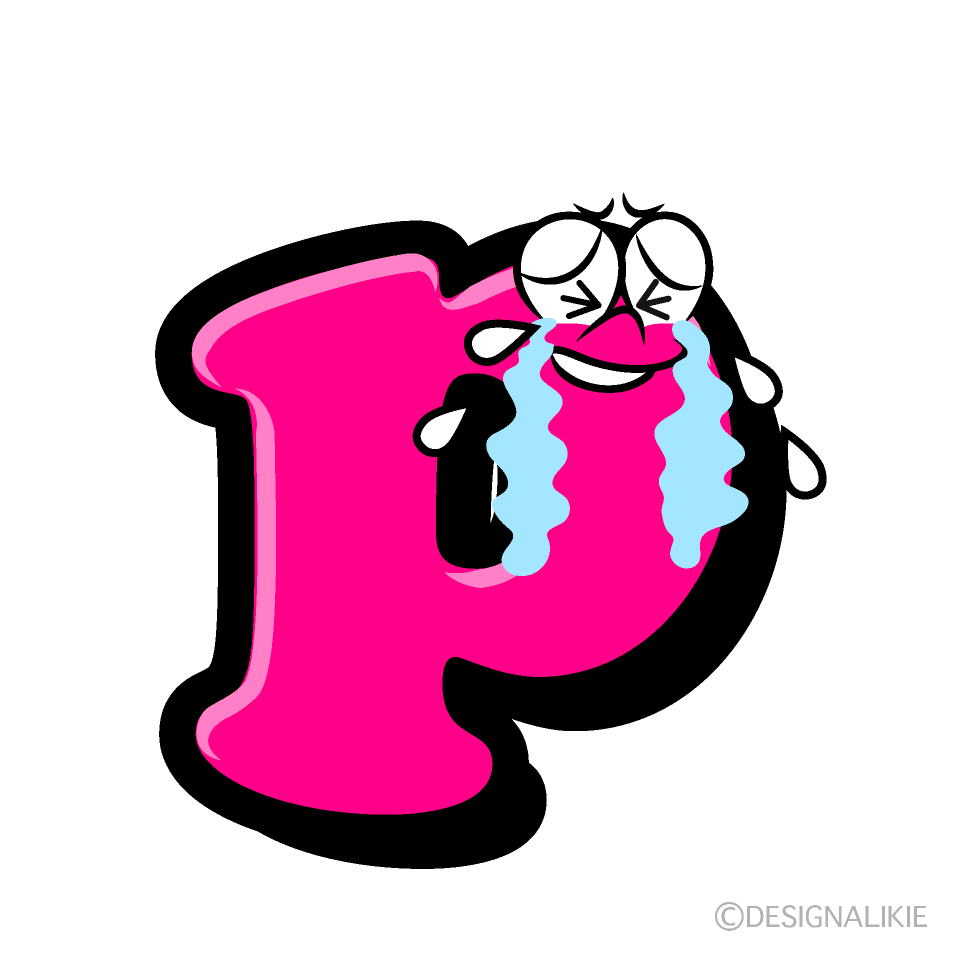 Crying p Cartoon Character Image