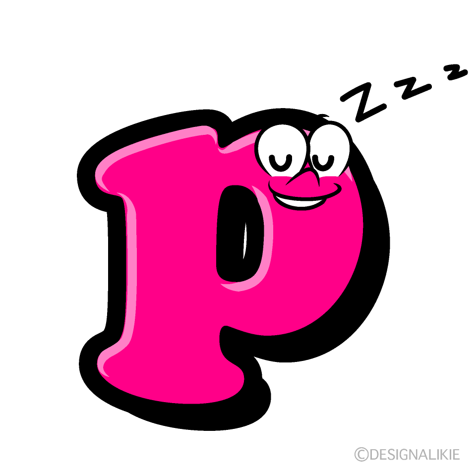 Sleeping p Cartoon Character Image