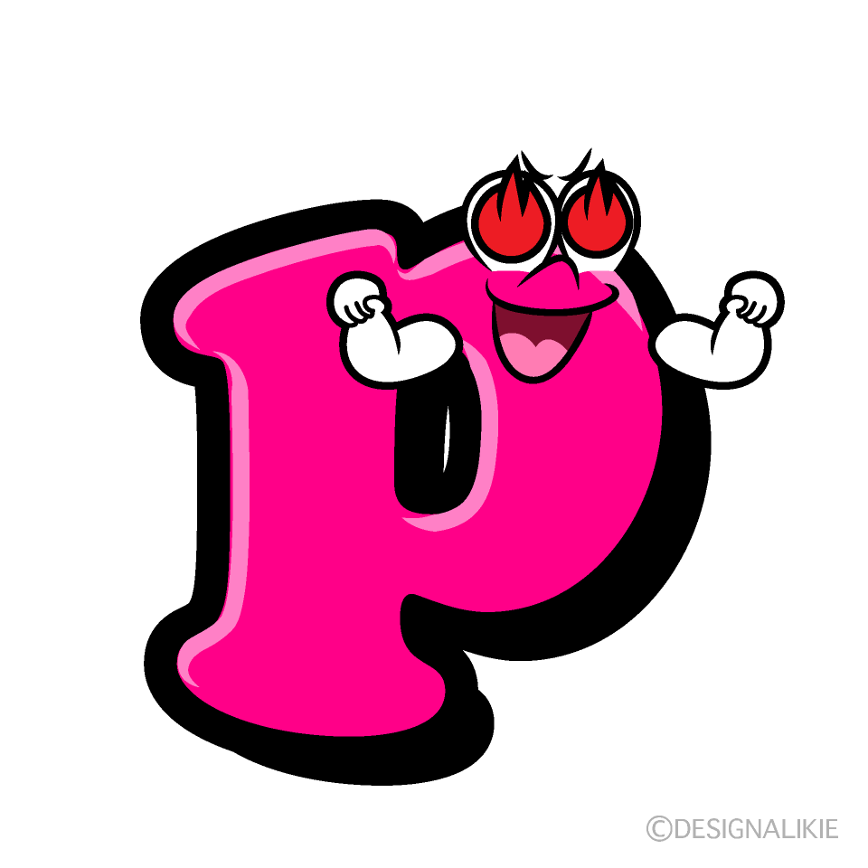 Enthusiasm p Cartoon Character Image