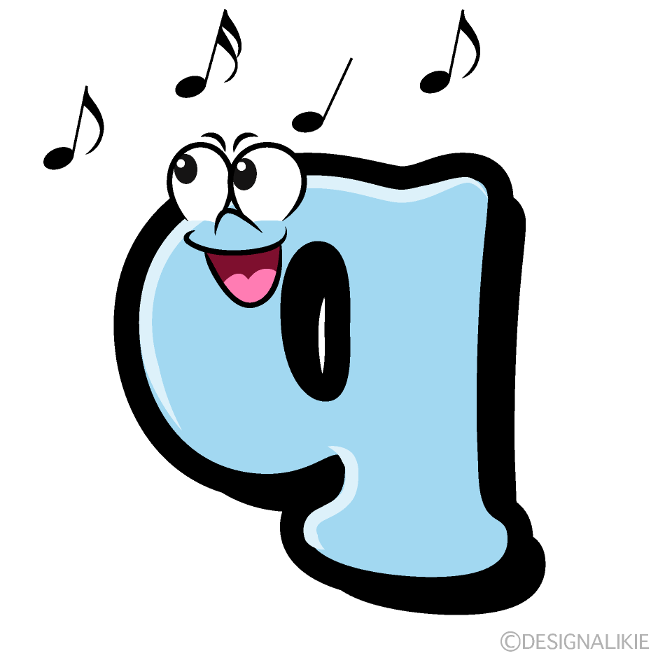 Singing q Cartoon Character Image