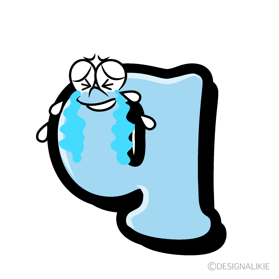 Crying q Cartoon Character Image