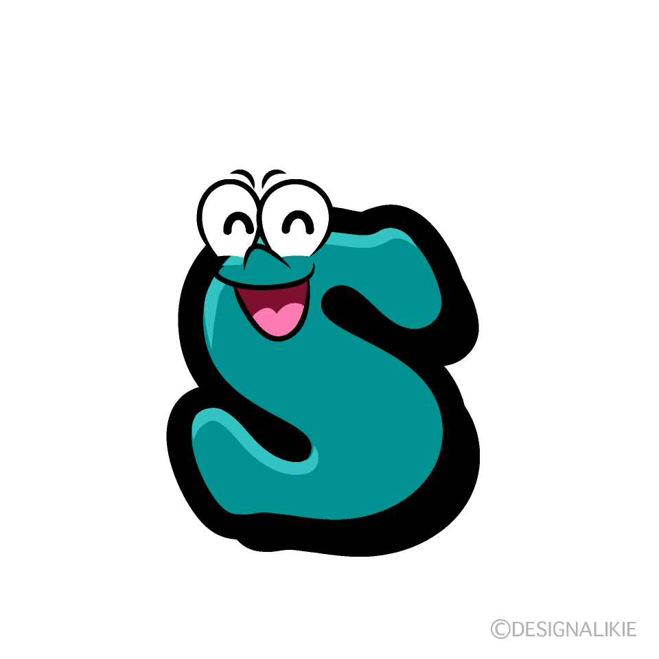 Smiling s Cartoon Character Image