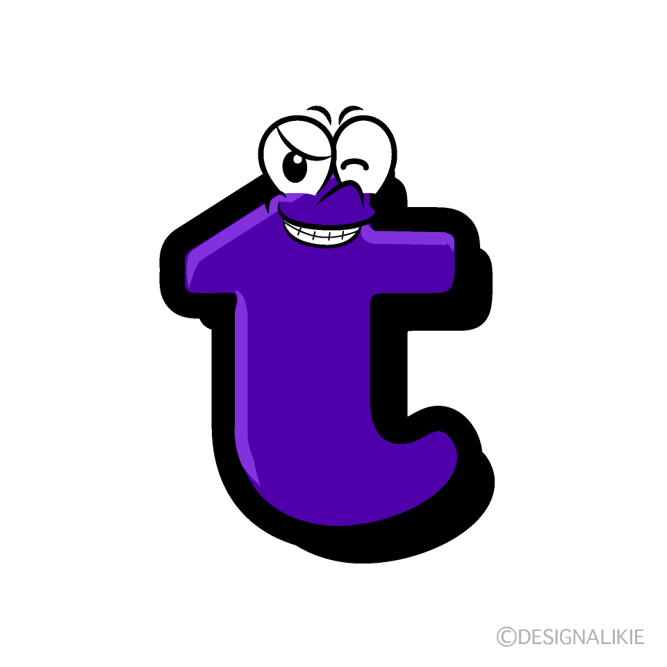 Grinning t Cartoon Character Image