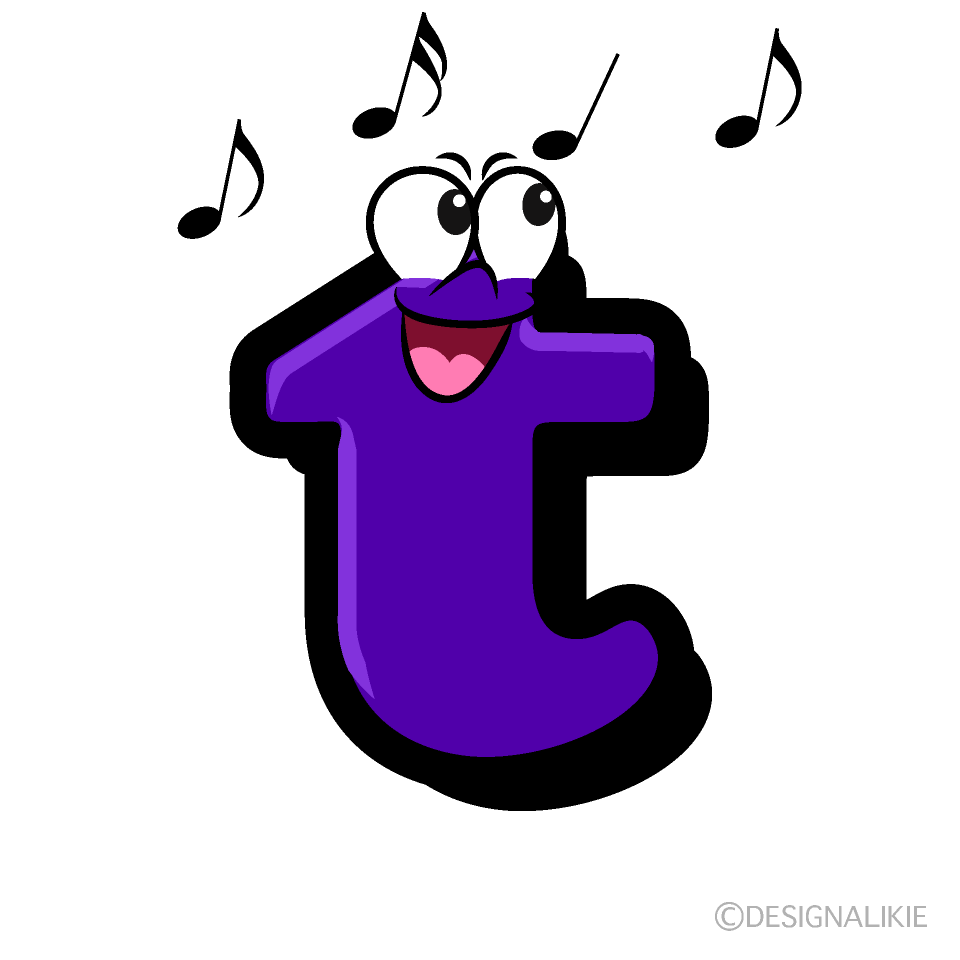 Singing t Cartoon Character Image