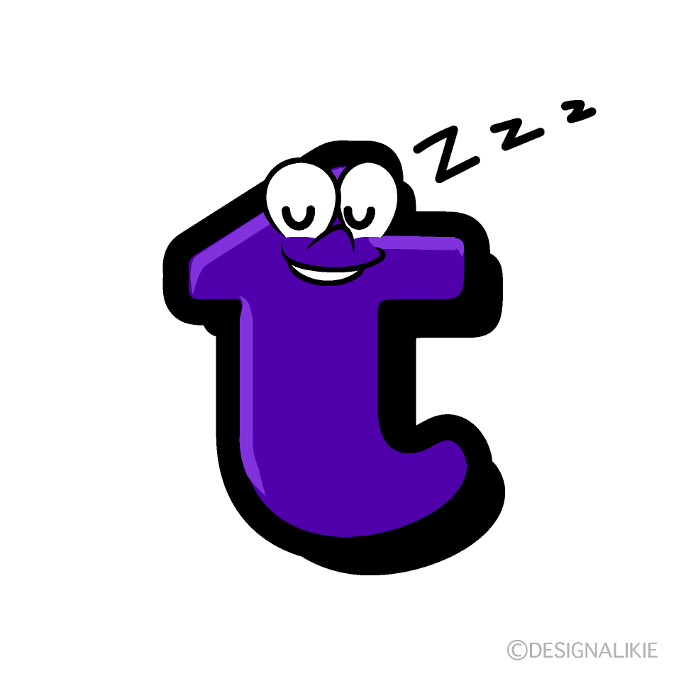 Sleeping t Cartoon Character Image