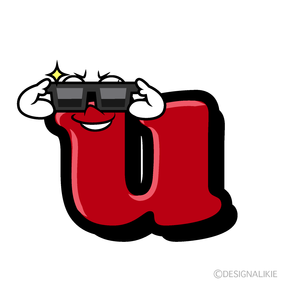 Cool u Cartoon Character Image