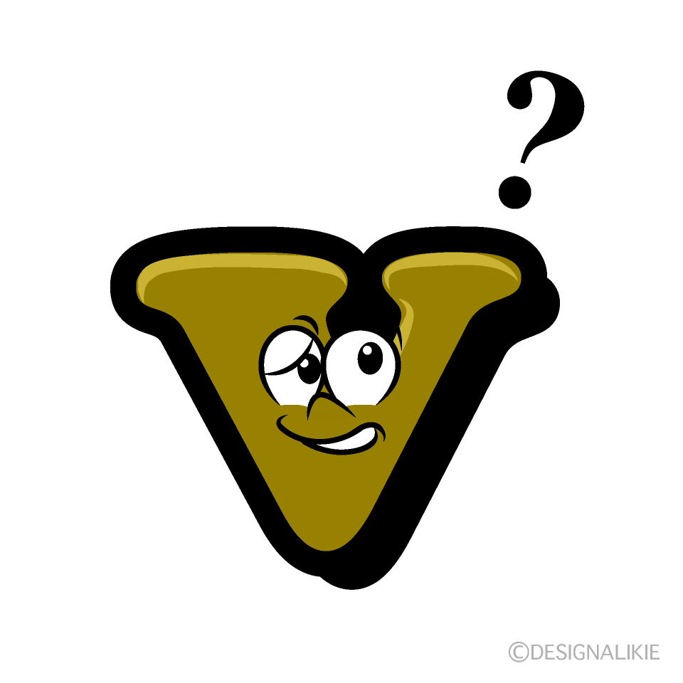 Thinking v Cartoon Character Image