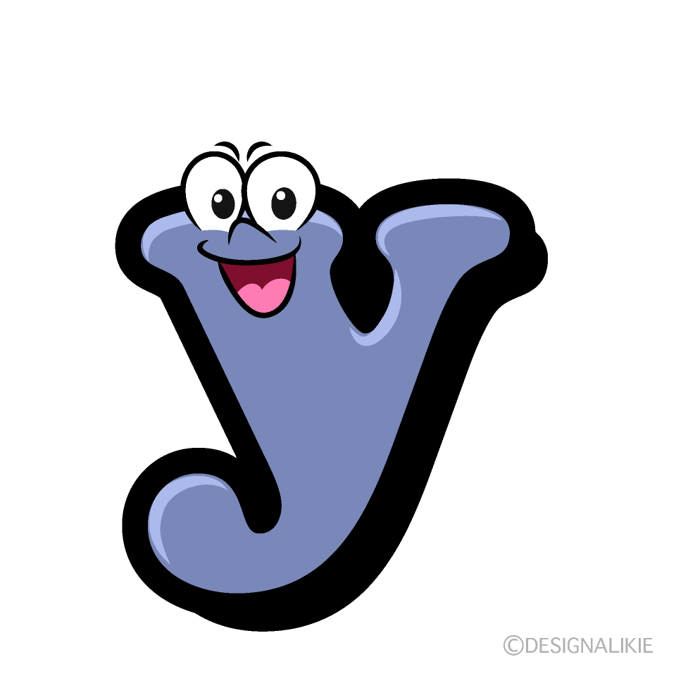 Lowercase y Cartoon Character Image