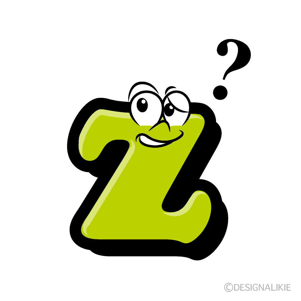 Thinking z Cartoon Character Image