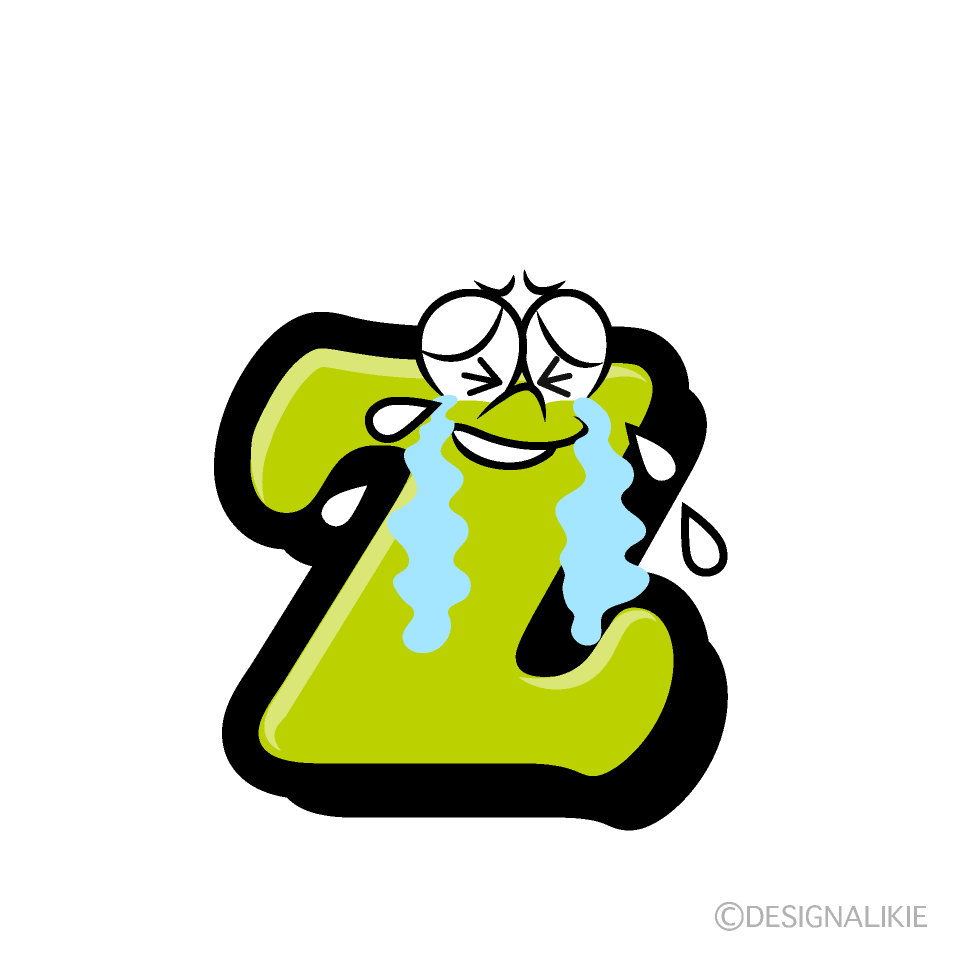 Crying z Cartoon Character Image