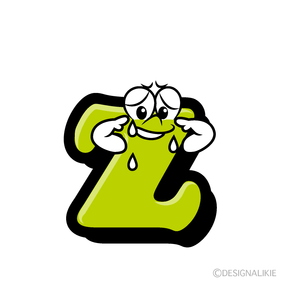 Sad z Cartoon Character Image