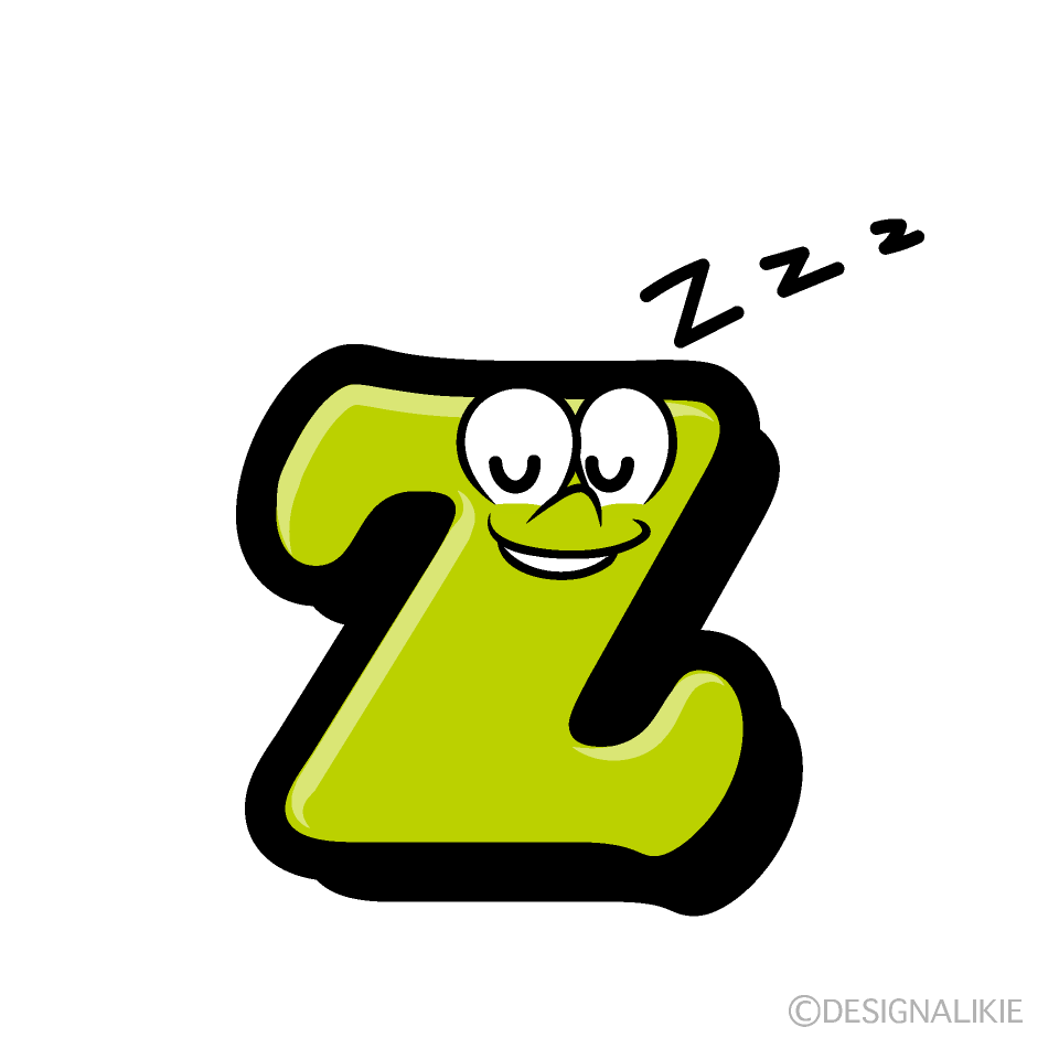 Sleeping z Cartoon Character Image