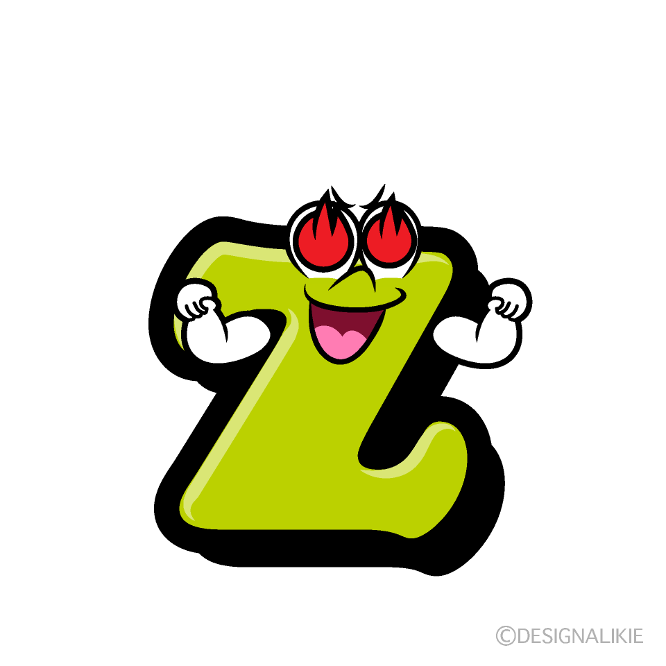 Enthusiasm z Cartoon Character Image