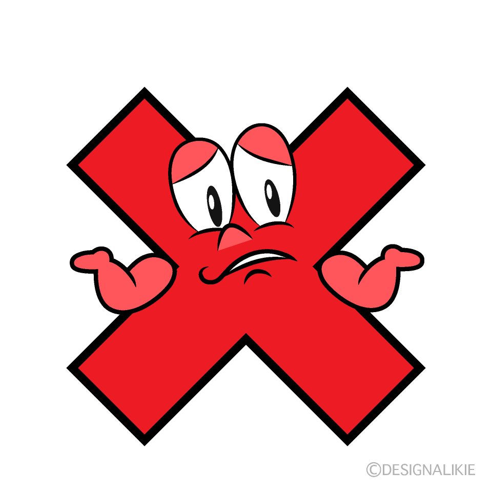 Troubled False Cartoon Character Image