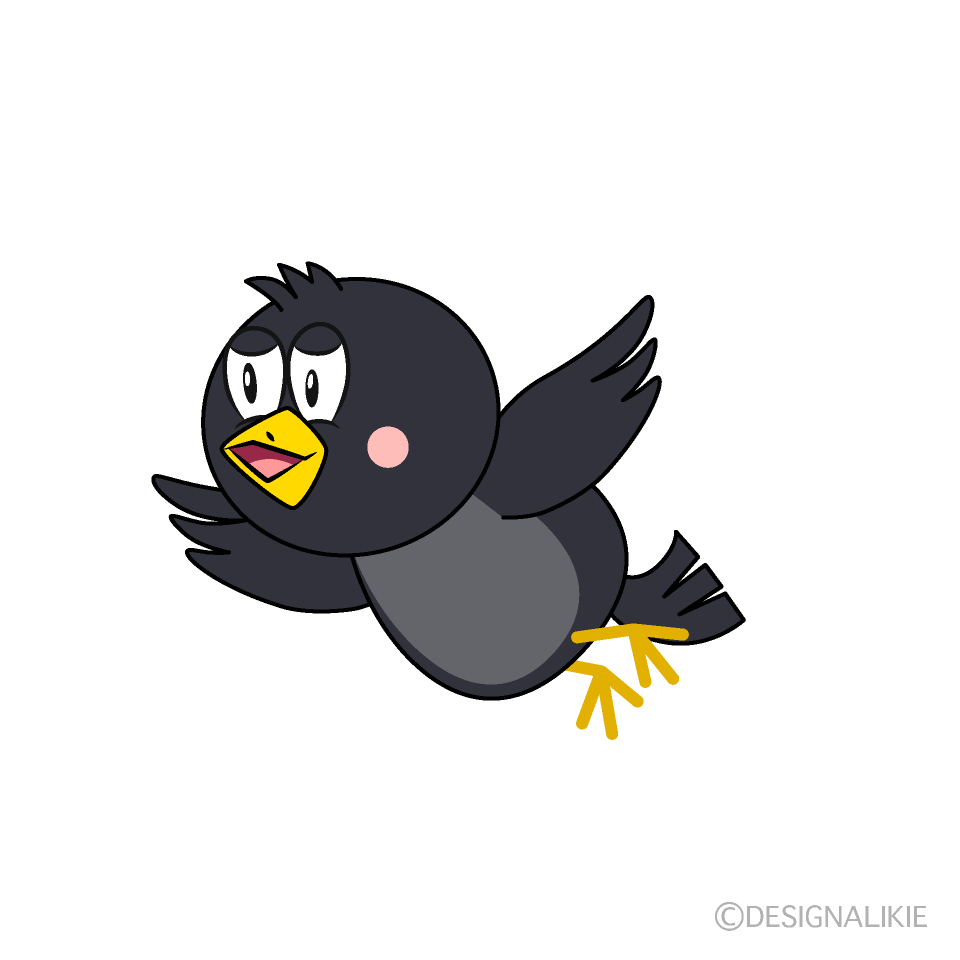 Crow Cartoon Character Image