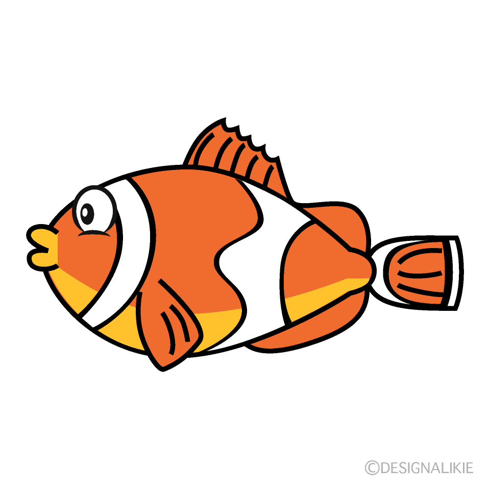 Free Clown Fish Cartoon Image｜Charatoon