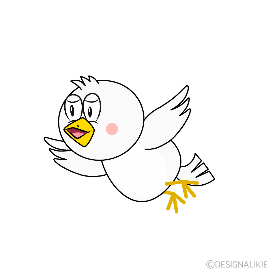 Dove Cartoon Character Image