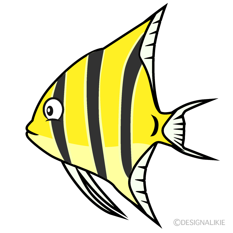 Free Altum Angelfish Cartoon Image｜Charatoon
