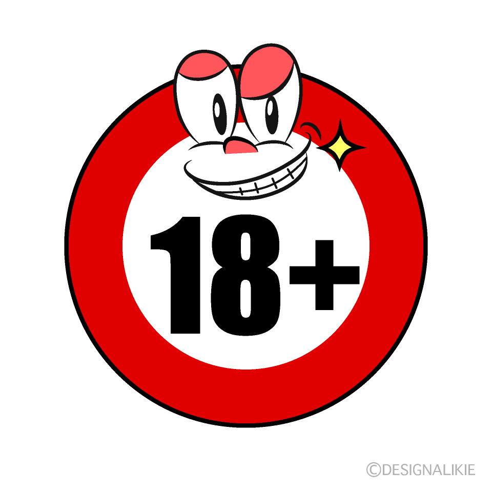 Grinning 18+ Cartoon Character Image