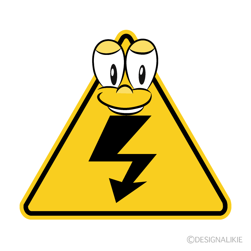 High Voltage Cartoon Character Image