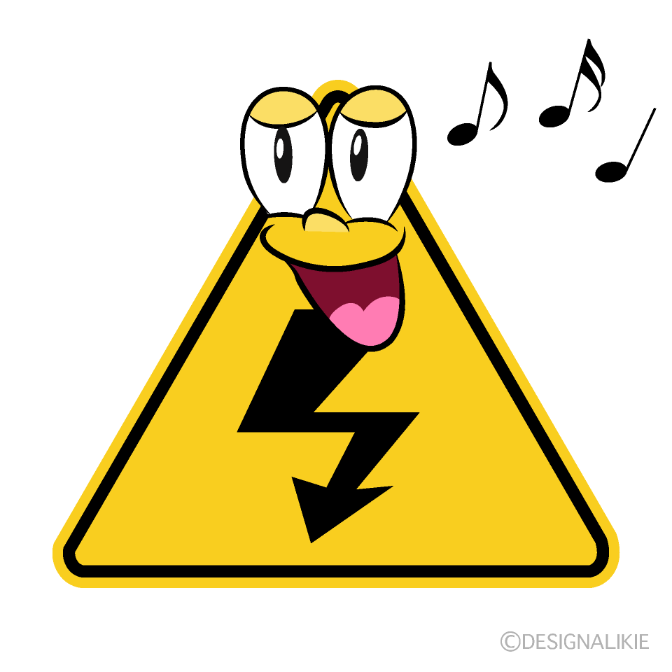 Singing High Voltage Cartoon Character Image