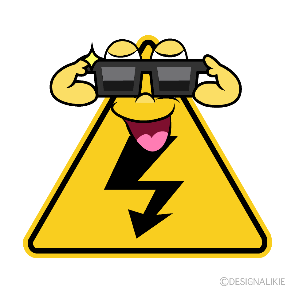 Cool High Voltage Cartoon Character Image