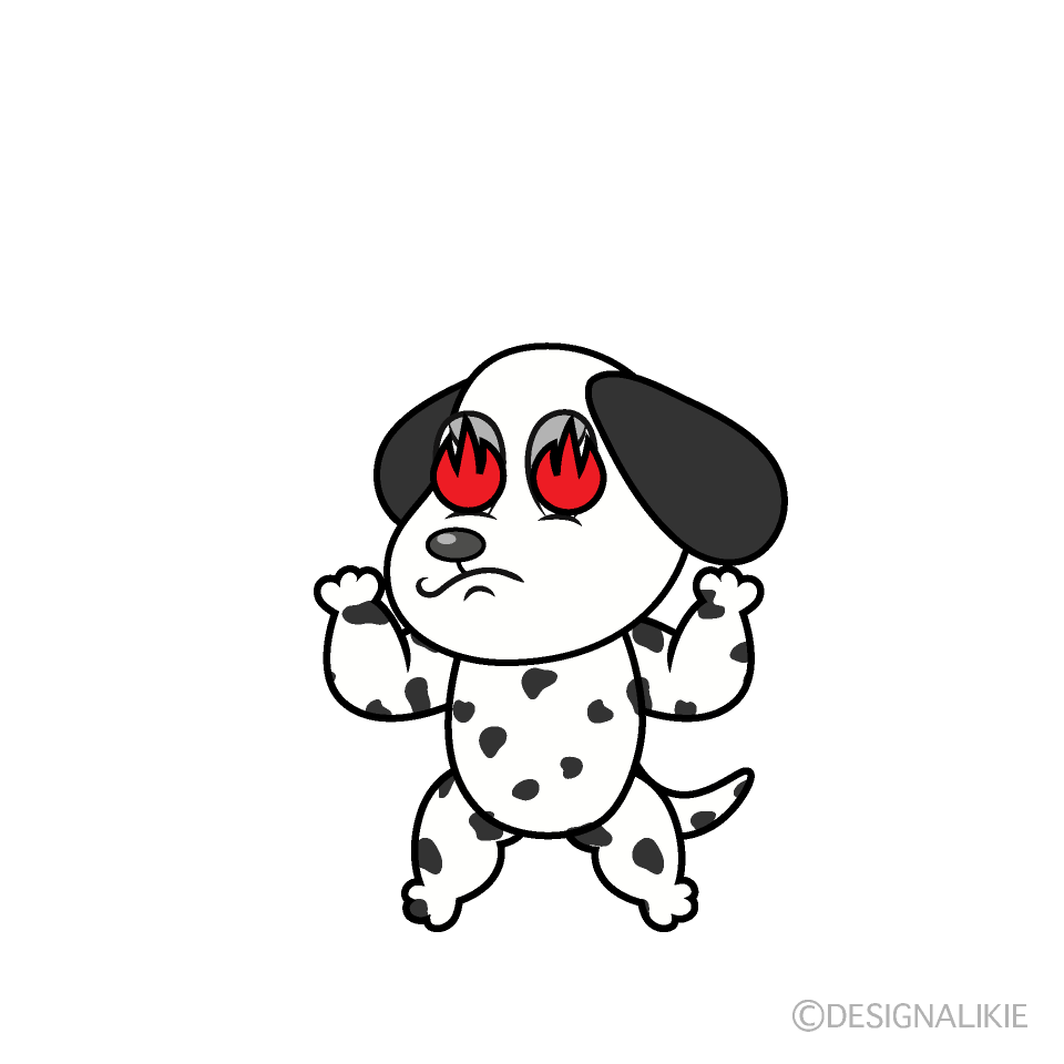 Enthusiasm Dalmatian Cartoon Character Image