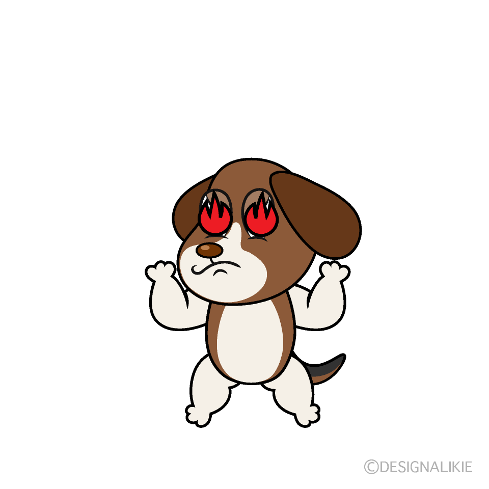 Enthusiasm Beagle Cartoon Character Image