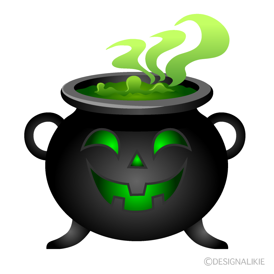 Smiling Cauldron Cartoon Character Image