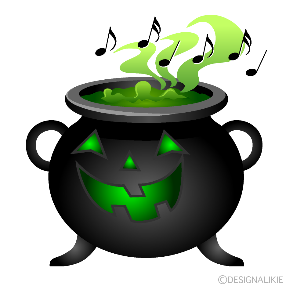 Singing Cauldron Cartoon Character Image