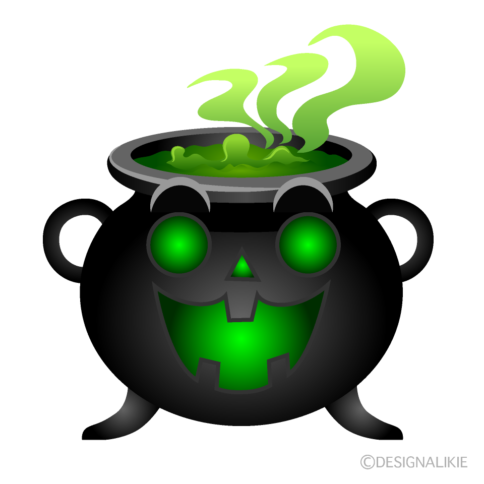 Surprising Cauldron Cartoon Character Image