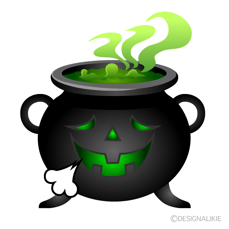 Relaxing Cauldron Cartoon Character Image