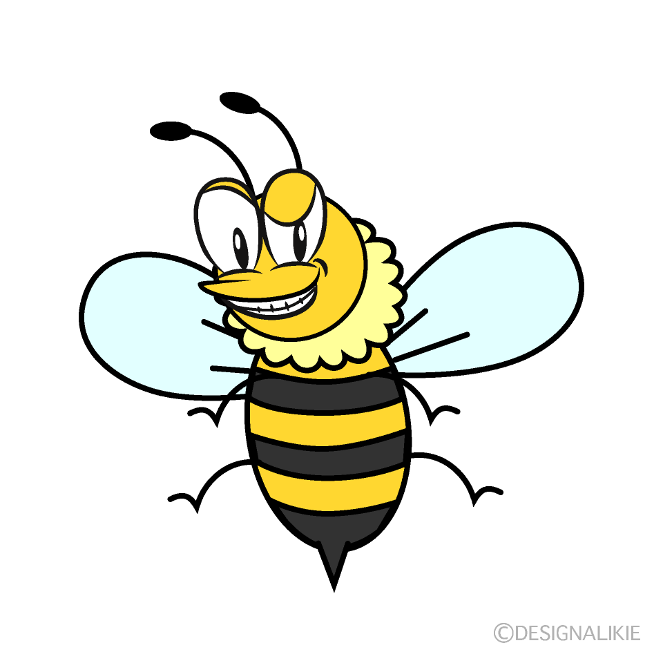 Miel de abeja sonriente