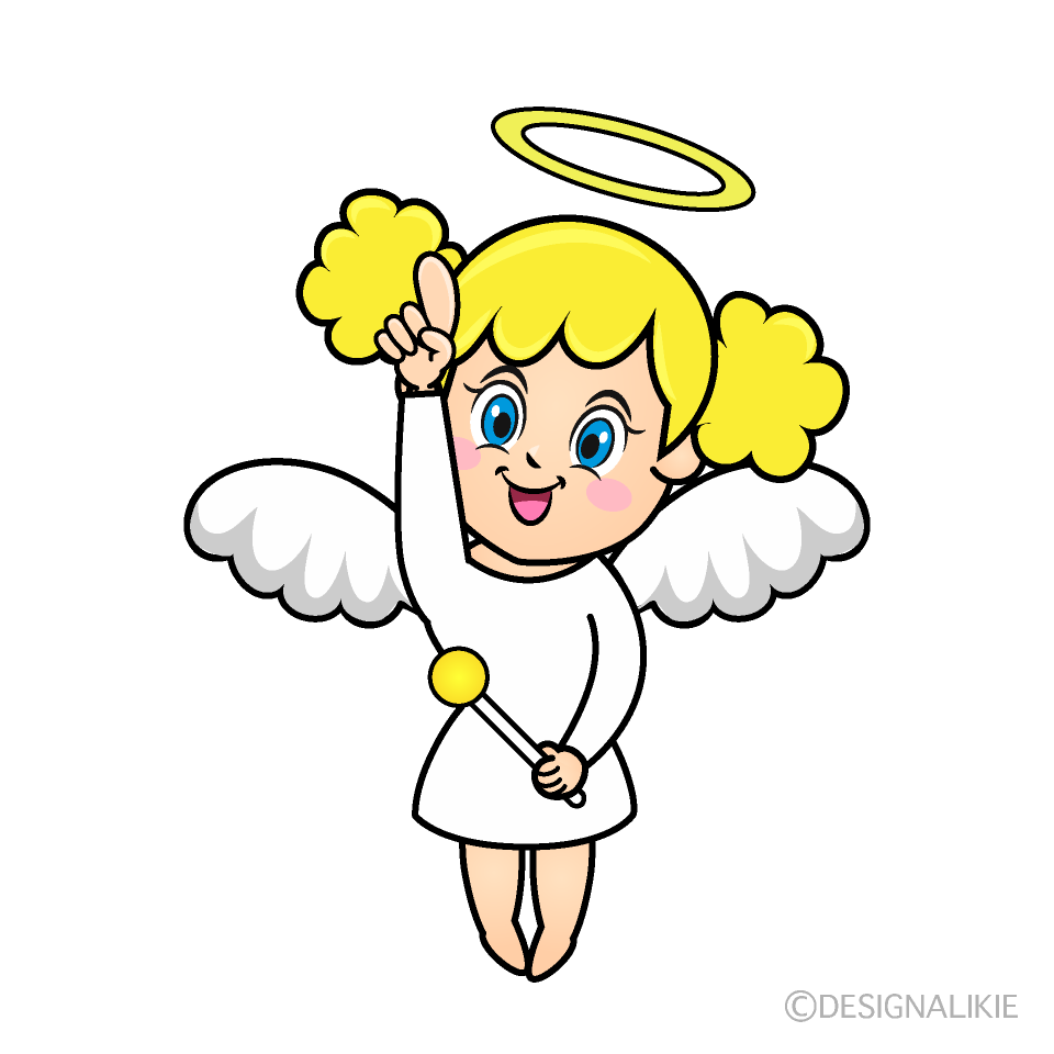 Posing Angel Cartoon Character Image