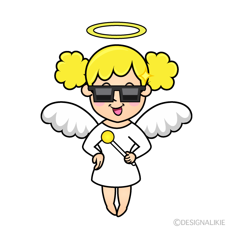 Cool Angel Cartoon Character Image