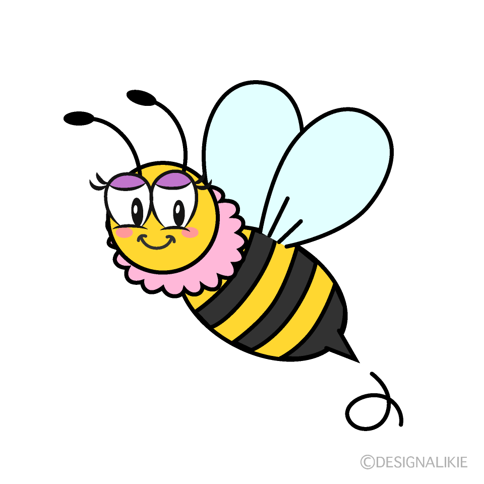 Girl Bee Smiling