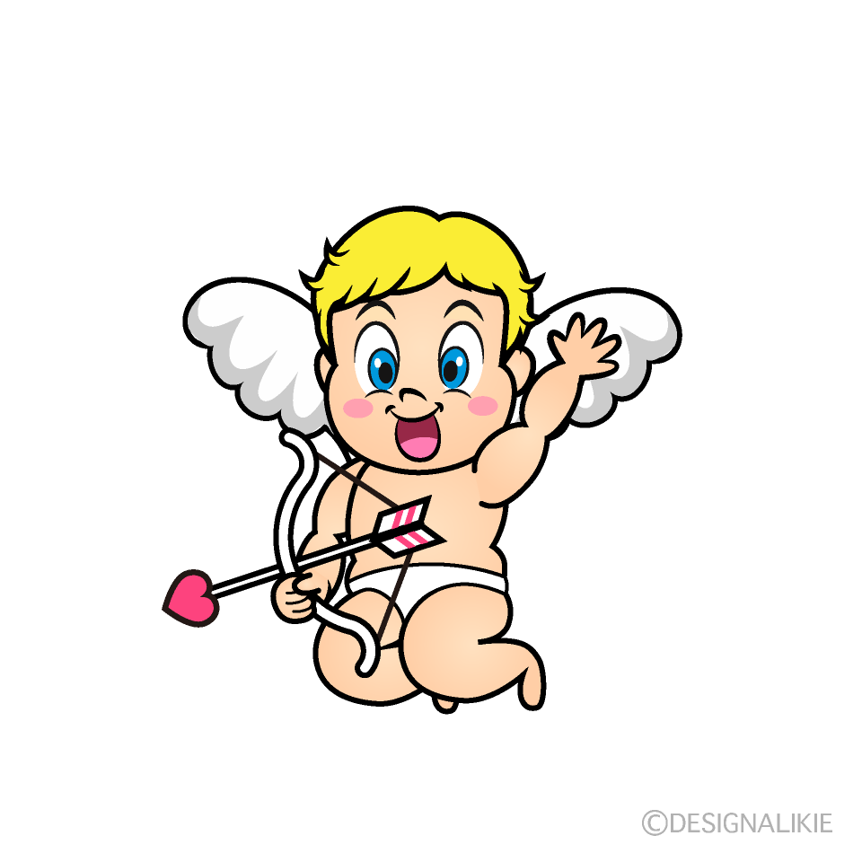 Surprising Cupid Cartoon Character Image