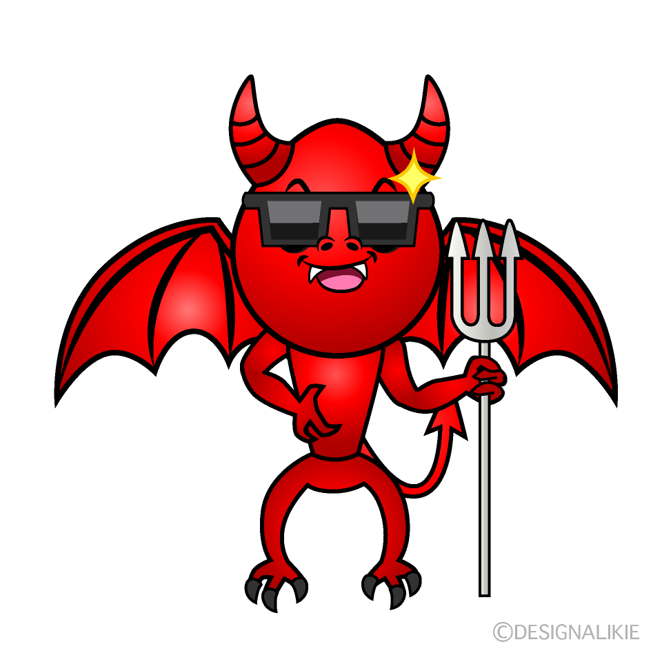 Cool Devil Cartoon Character Image