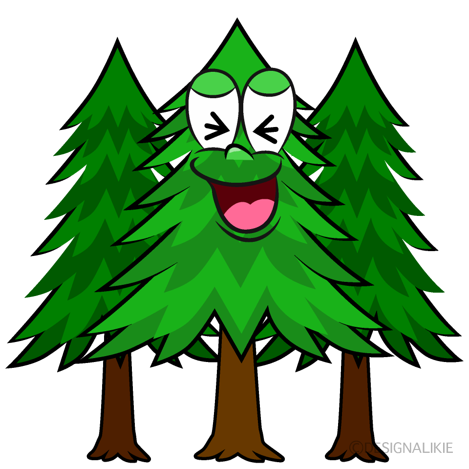 Laughing Forest Cartoon Character Image