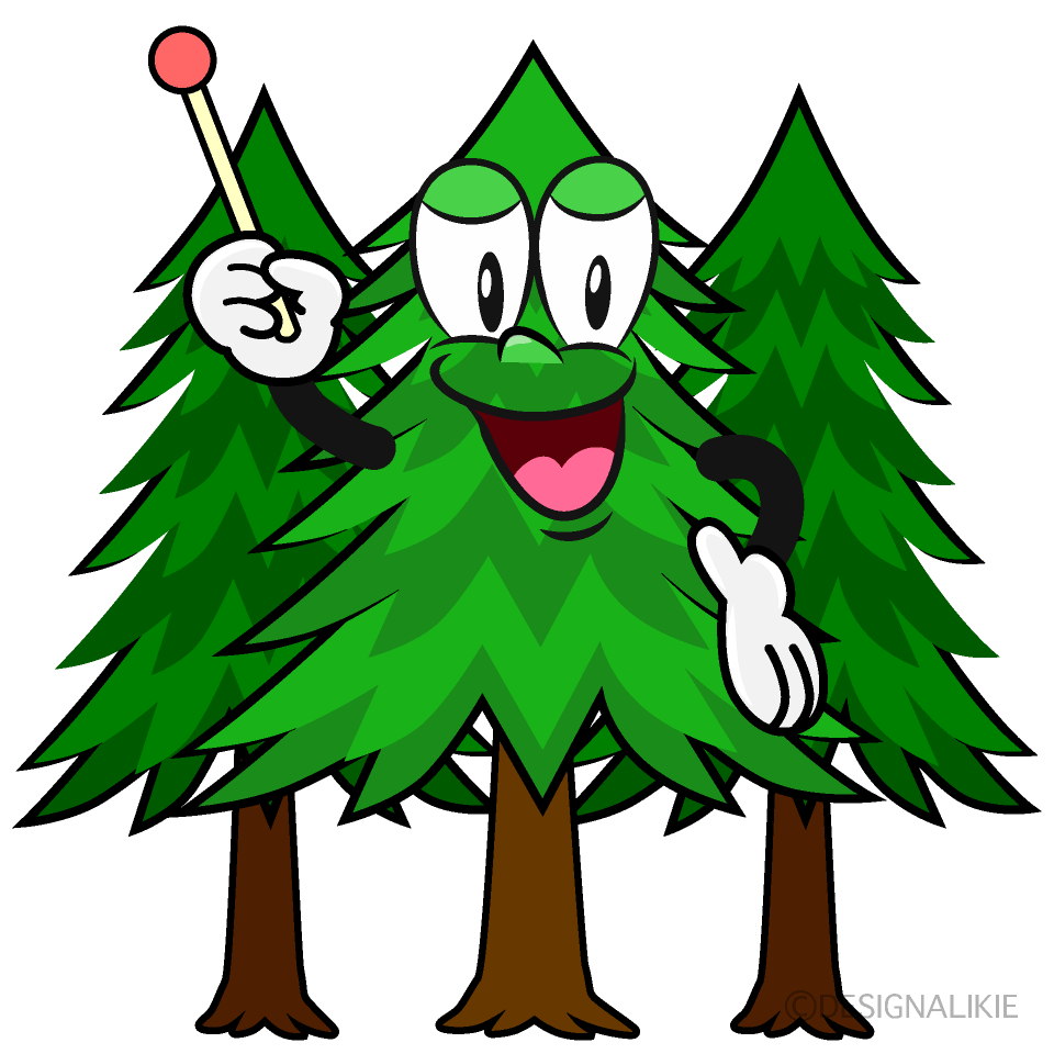 Speaking Forest Cartoon Character Image