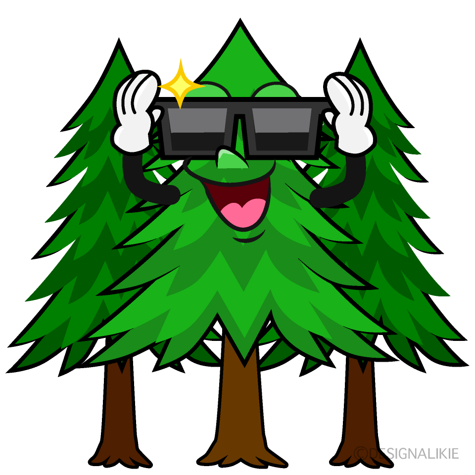 Cool Forest Cartoon Character Image