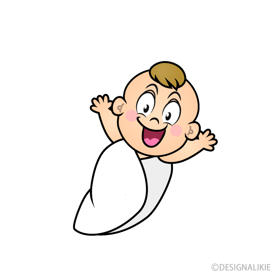 Surprising Newborn Cartoon Character Image