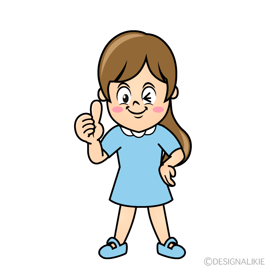 Thumbs up Lucy Cartoon Character Image