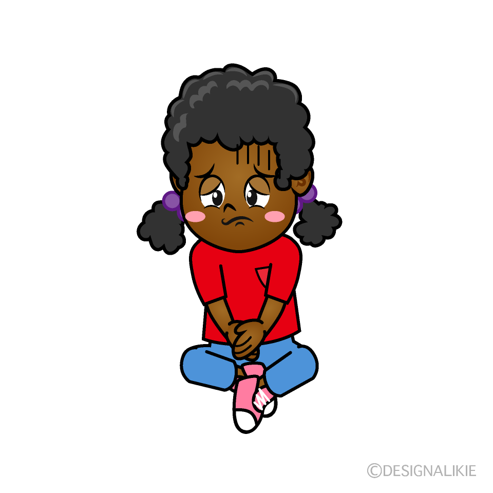 Depressed Nia Cartoon Character Image