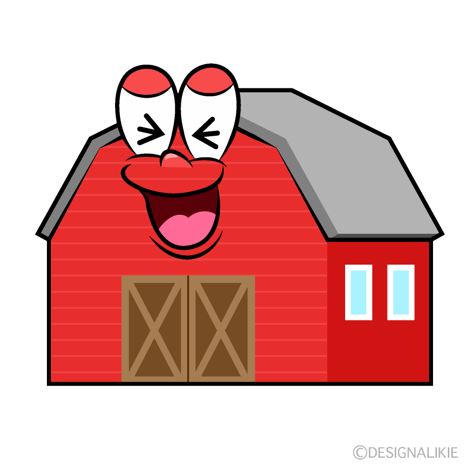 Laughing Barn Cartoon Character Image